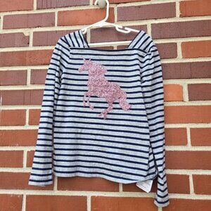 Gap Kids - Girls Casual Unicorn Top - Size M (8)
